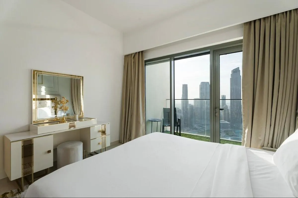 Stunning 3Br In Burj Royale Full Burj Khalifa And Fountain View Sky Series 두바이 아파트